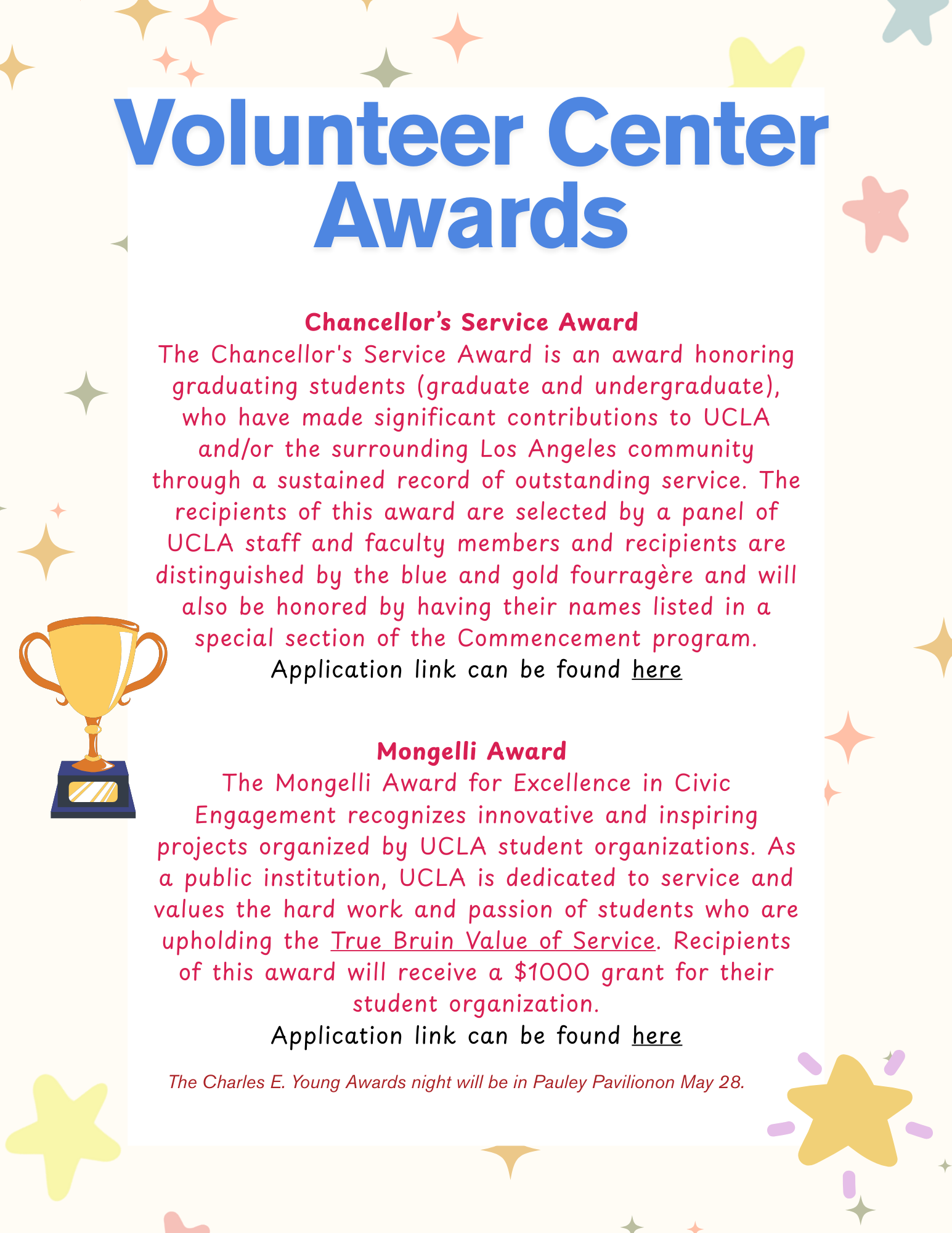 Volunteer Center Awards2025 information