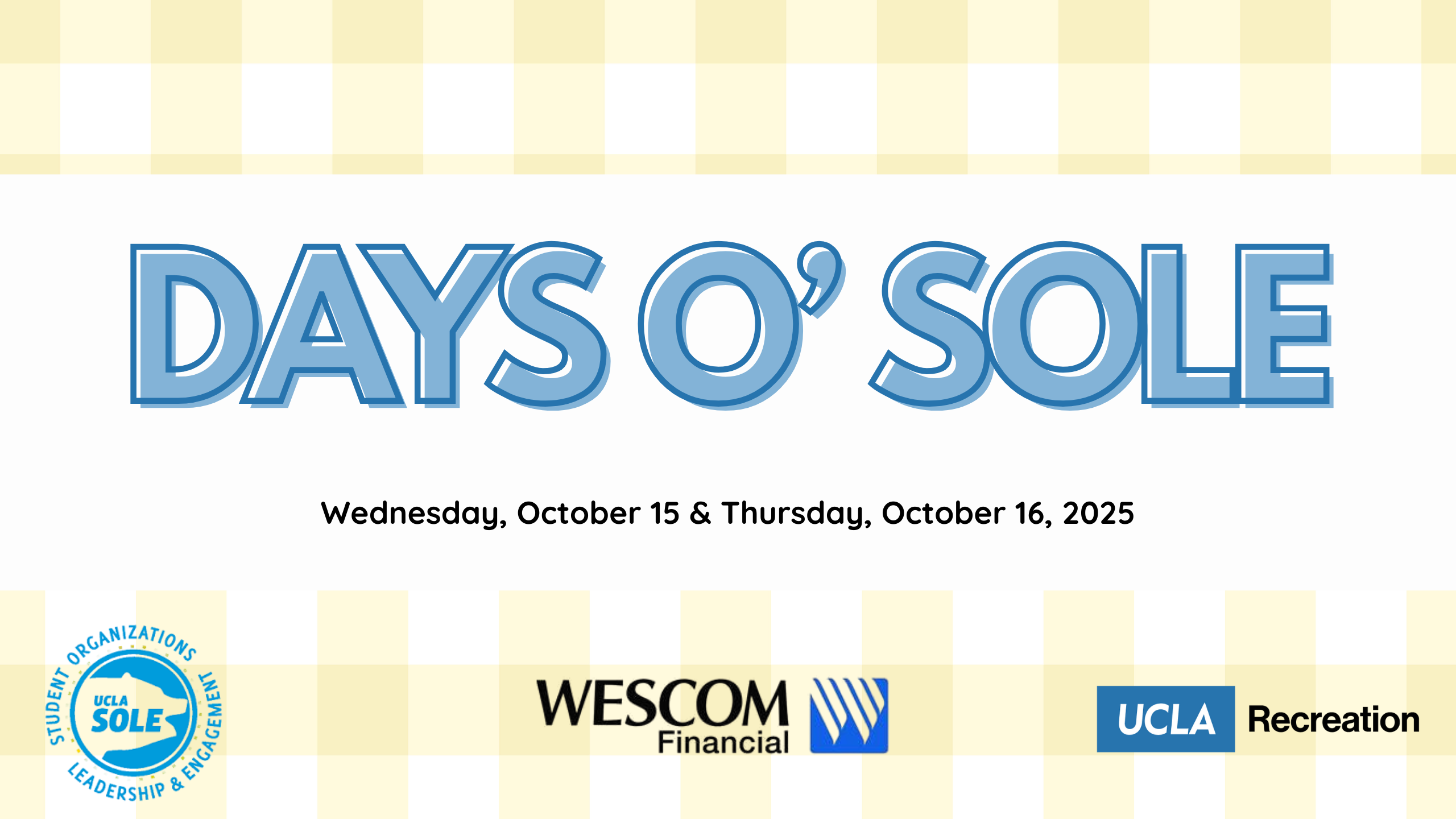 Fall DaysOSOLE banner, event 22-